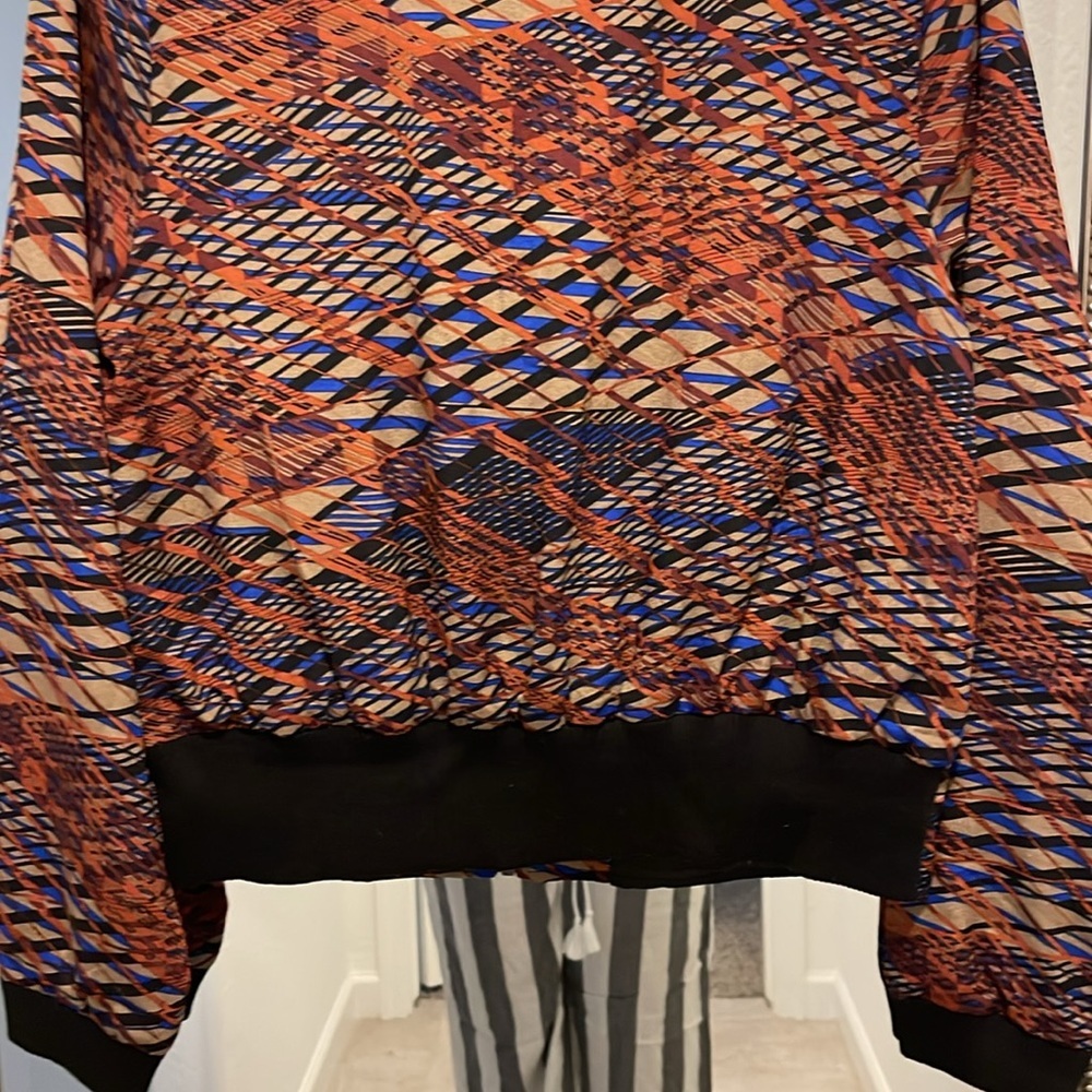 Multicolor Color bomber jacket size large - Picture 7 of 7